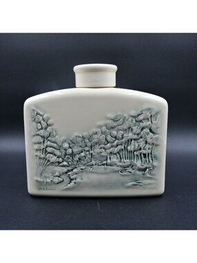McCoy Zanesville Country Club Ceramic Golf Decanter Water Jar Signed 1997